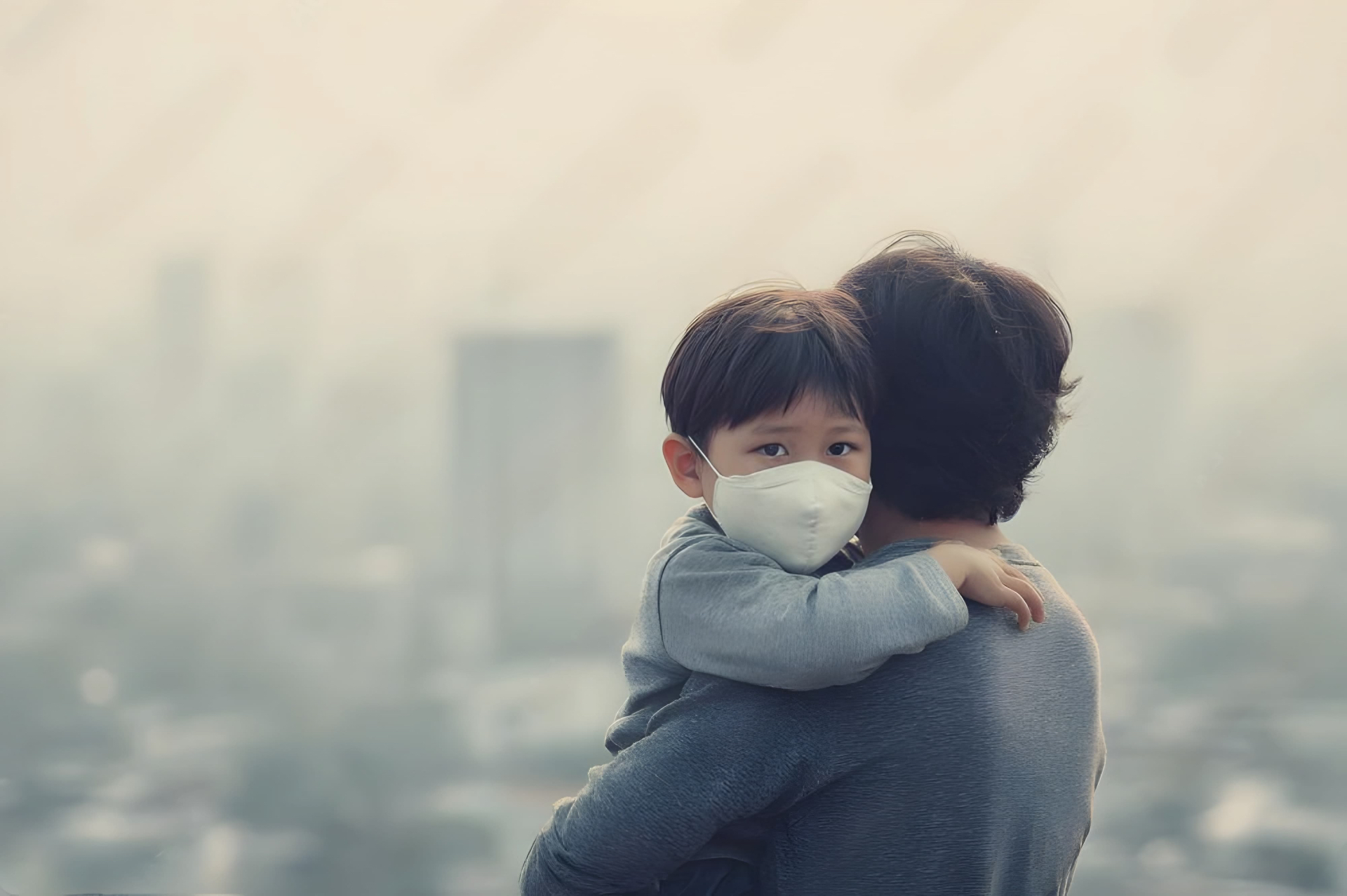 Delhi winter smog